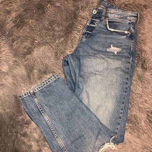 NWOT &Denim Boyfriend Low Rise Jeans